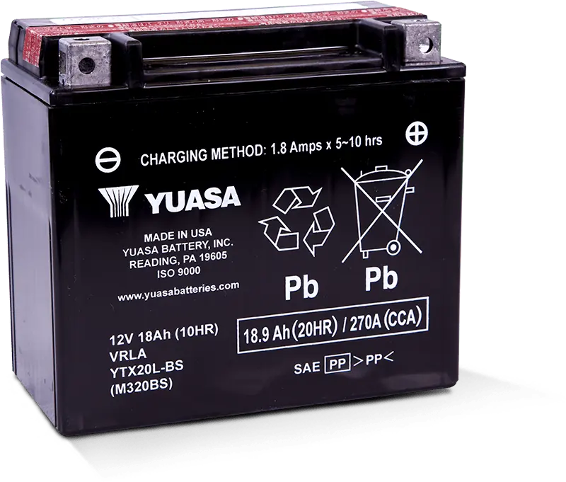 Maintenance-Free AGM Battery (YTX20L-BS) | LP.YTX20L-BS